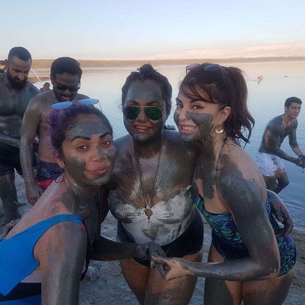 WATCH Jacqueline Fernandez visits Jerusalem and dead sea before Drive shoot begins in Israel