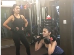 WATCH Katrina Kaif turns a strict trainer for Alia Bhatt during a squat exercise session