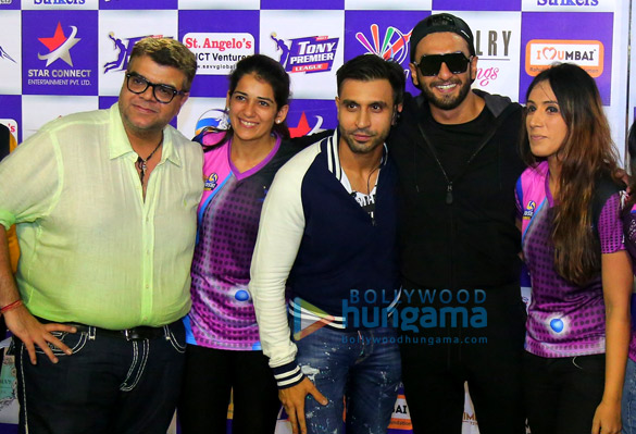 Ranveer Singh snapped attending the Tony Premier League Ranveer Singh snapped attending the Tony Premier League
