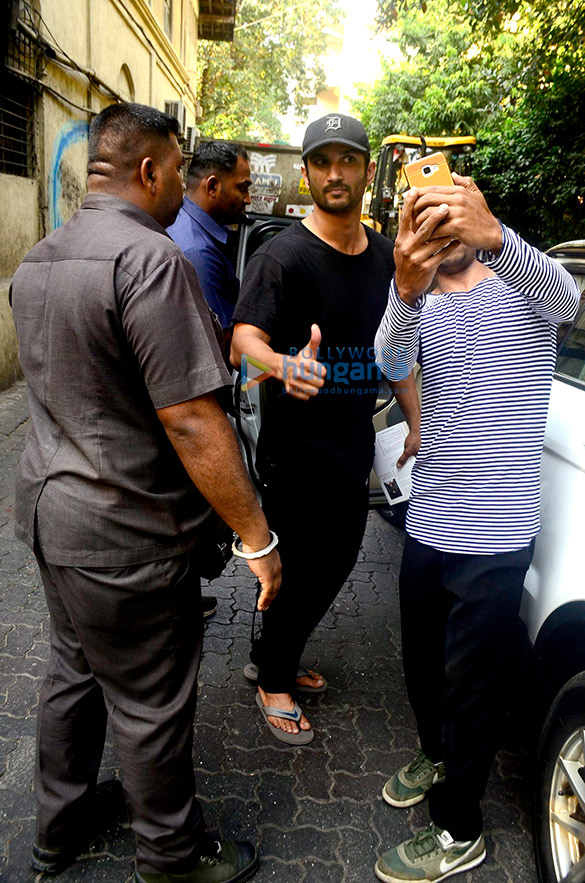 Sushant Singh Rajput snapped at Shankar Mahadevan’s studio