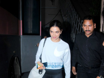 Deepika Padukone snapped post Padmavati promotion pack up