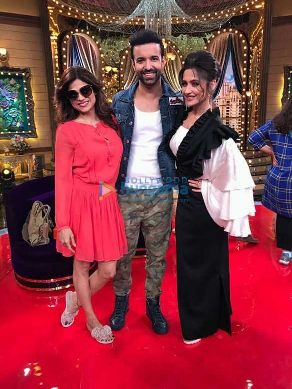 Aamir Ali and Sanjeeda Sheikh snapped on sets of the show ‘Aunty Boli Lagao Boli’ Aamir Ali and Sanjeeda Sheikh snapped on sets of the show ‘Aunty Boli Lagao Boli’