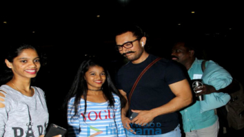 Aamir Khan and John Abraham arrives at the airport
