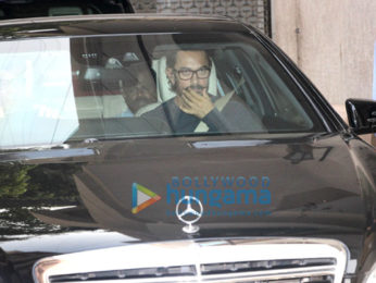 Aamir Khan snapped at a recording studio