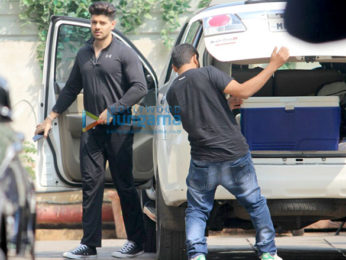 Aditya Roy Kapur and Sooraj Pancholi spotted outside their gym