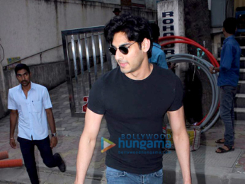 Ahaan Shetty snapped at a clinic in Bandra