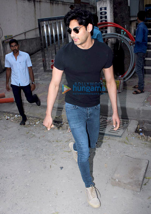ahaan shetty snapped at a clinic in bandra 1