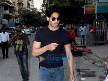Ahaan Shetty snapped at a clinic in Bandra