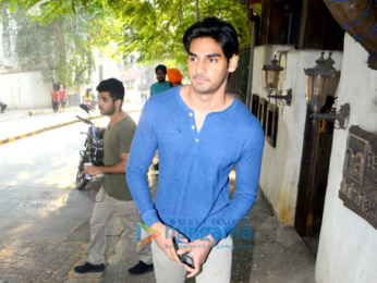 Ahan Shetty snapepd at Hakim Aalim's