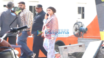 Alia Bhatt snapped at a shoot