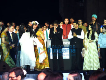 Amitabh Bachchan attends the 2611 - Stories of Strength event at Gateway of India