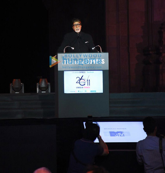 Amitabh Bachchan attends the 26/11 – Stories of Strength event at Gateway of India Amitabh Bachchan attends the 26/11 – Stories of Strength event at Gateway of India