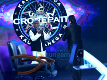 Amitabh Bachchan snapped on sets of the special episode of Kaun Banega Crorepati 9