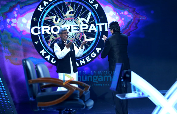 amitabh bachchan snapped on sets of the special episode of kaun banega crorepati 9 5