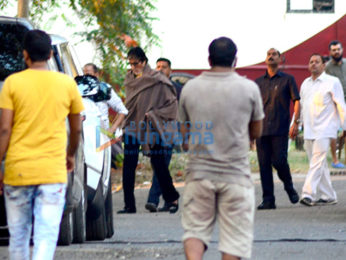 Amitabh Bachchan spotted at the Filmcity for an ad shoot