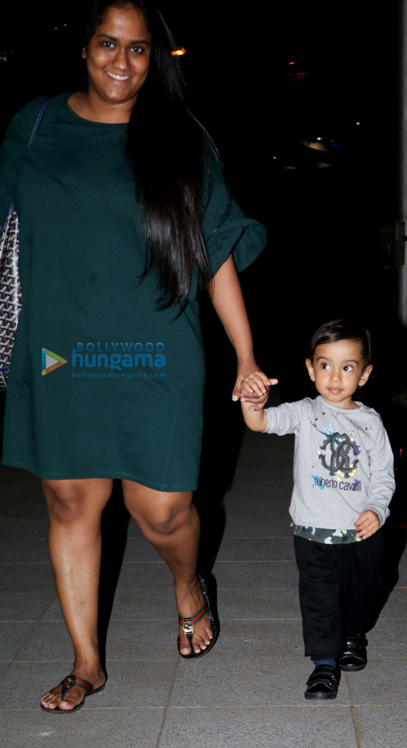 Arpita Khan spotted with her son Ahil