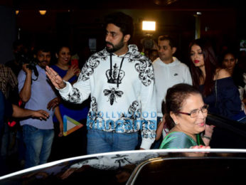 Bachchan family spotted celebrating Aaradhya's birthday at J W Marriott-
