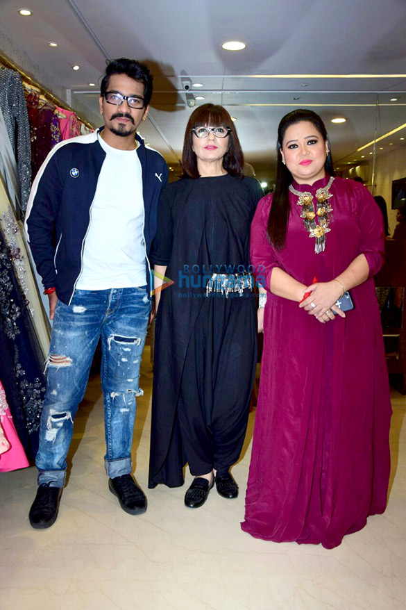 Bharti Singh, Harsh Limbachiyaa visit Neeta Lulla’s store