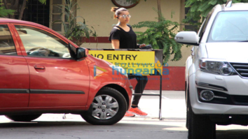 Bipasha Basu snapped near her gym in Bandra