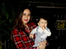 CUTE! Kareena Kapoor Khan strikes a pose with an excited baby Taimur Ali Khan