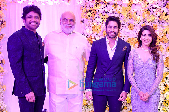 celebs grace samantha and nagas wedding reception 4