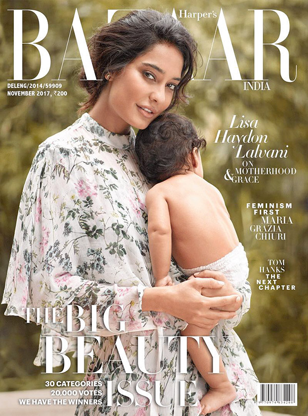 Check out Gorgeous Lisa Haydon and son Zack Lalvani make a beautiful mommy-son pair on Harper's Bazaar