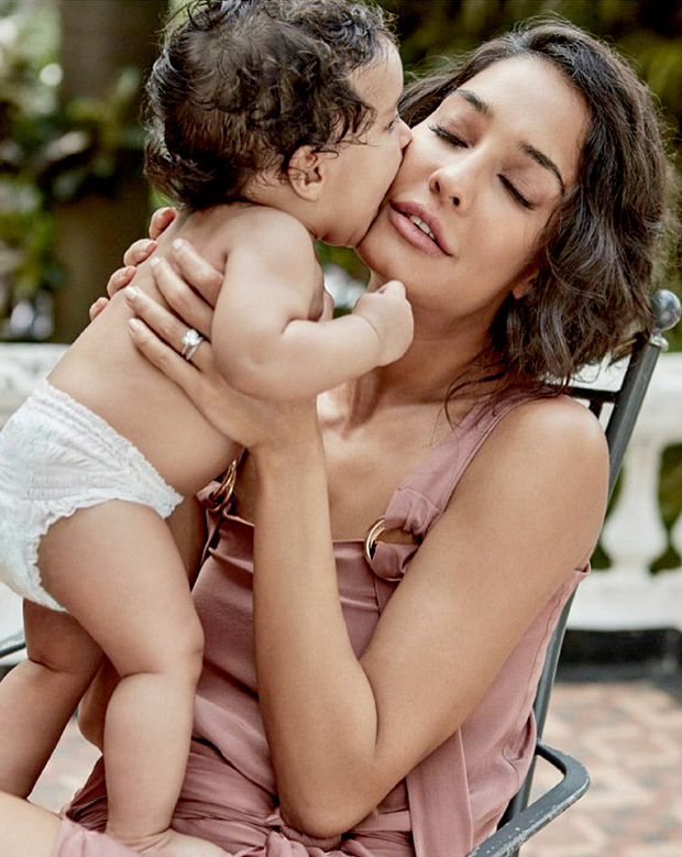Check out Gorgeous Lisa Haydon and son Zmommy-son pair on Harper's Bazaar