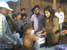 Check out: Pooja Hegde distributes books to 100 kids on the sets of her next Telugu film!