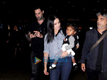 Deepika Padukone and Sunny Leone snapped at airport