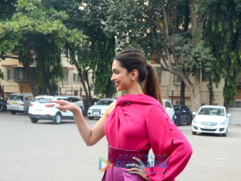 Deepika Padukone promotes 'Padmavati' in Mumbai