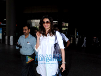 Diana Penty, Gauahar Khan and Karishma Tanna snapped at the airport