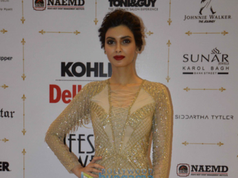 Diana Penty walk the ramp for Shane Falguni Peacock at 'Kohler Delhi Times Lifestyle Week'