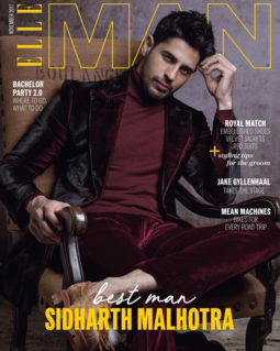 Sidharth Malhotra On The Cover Of ELLE Man, Nov 2017