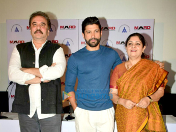 Farhan Akhtar at 'Bas Ab Bahut Ho Gaya' campaign's press conference organized by MARD