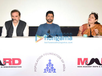 Farhan Akhtar at 'Bas Ab Bahut Ho Gaya' campaign's press conference organized by MARD