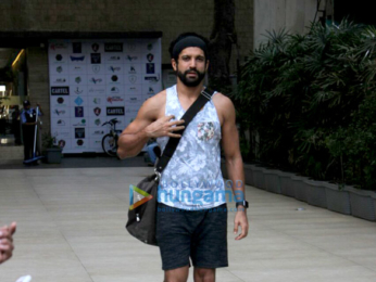 Farhan Akhtar snapped at the Otters Club
