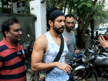 Farhan Akhtar snapped at the Otters Club