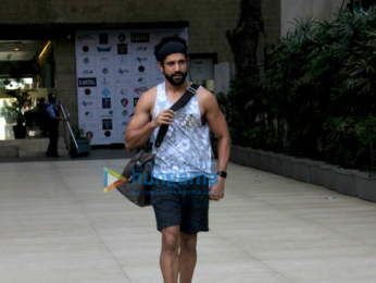 Farhan Akhtar snapped at the Otters Club