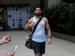 Farhan Akhtar snapped at the Otters Club