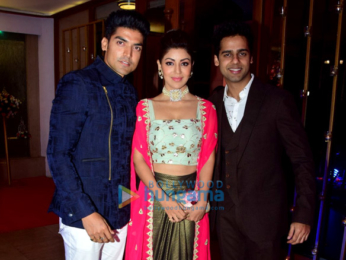 Gurmeet Choudhary at Saurabh Pande's engagement ceremony