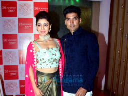 Gurmeet Choudhary at Saurabh Pande’s engagement ceremony