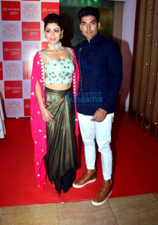 Gurmeet Choudhary at Saurabh Pande’s engagement ceremony