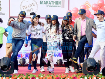 Hrithik Roshan and Jacqueline Fernandez at 'Thane Police Commissioner's Marathon'