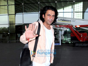 Irrfan Khan, Sunil Grover and Hema Malini snapped at the airport