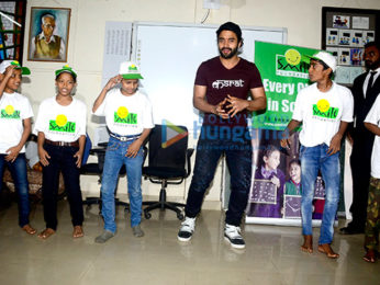 Jackky Bhagnani meets kids at an event organized by Smile Foundation