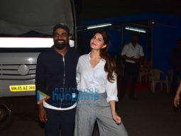 Jacqueline Fernandez and Remo DSouza snapped at Mehboob studio in Bandra