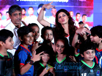 Jacqueline Fernandez announced as brand ambassador of Delhi Dynamos in New Delhi