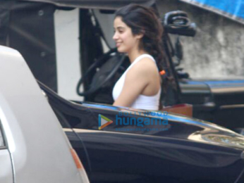 Janhvi Kapoor spotted post gym