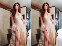 HOTNESS: Kareena Kapoor Khan looks smokin’ hot in this thigh high slit golden dress