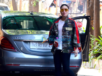 Kareena Kapoor Khan snapped at gym today